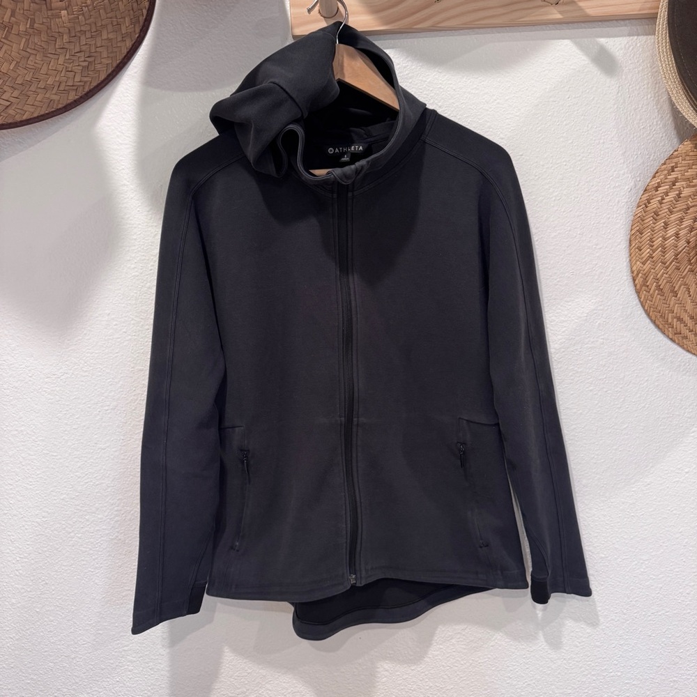 Athleta Modern Life Hoodie Jacket Athleisure Elevated Basics Capsule Preppy
